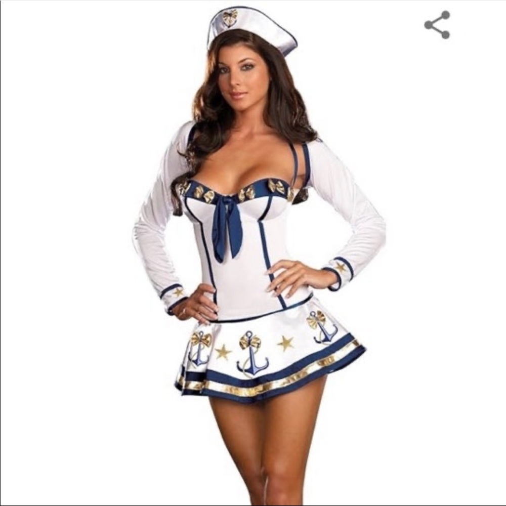 Dreamgirl Sailor Halloween Costume - Size M